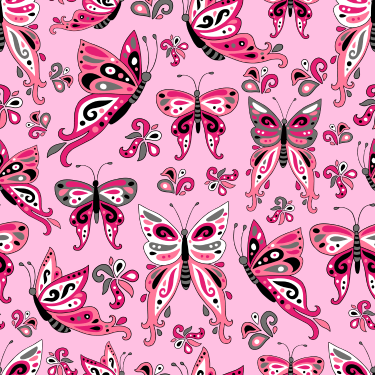 PrettyButterflies-PinkAndBlack