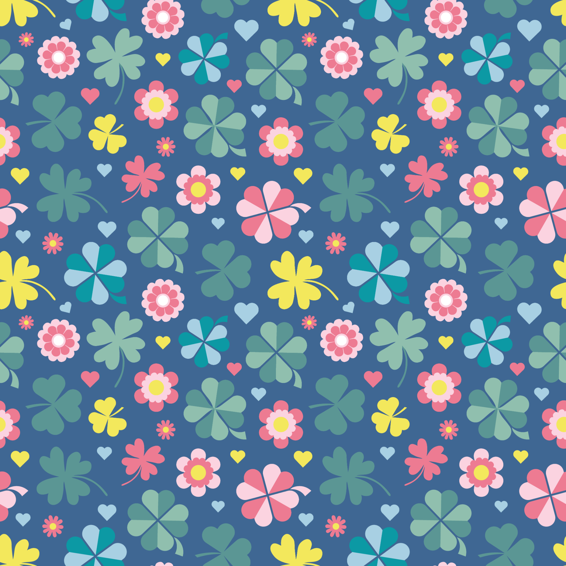 ColorfulCloverLeaves_1000x1000px