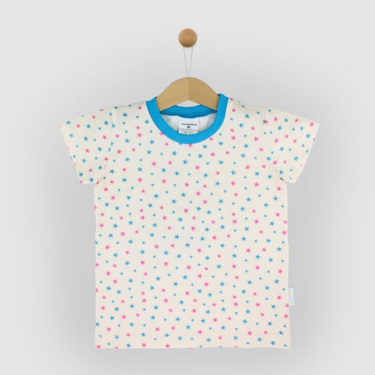 T-Shirt CuteStars-bluepink
