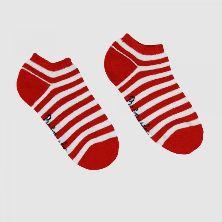 Sneaker-SockiSocks Stripes-RedWhite