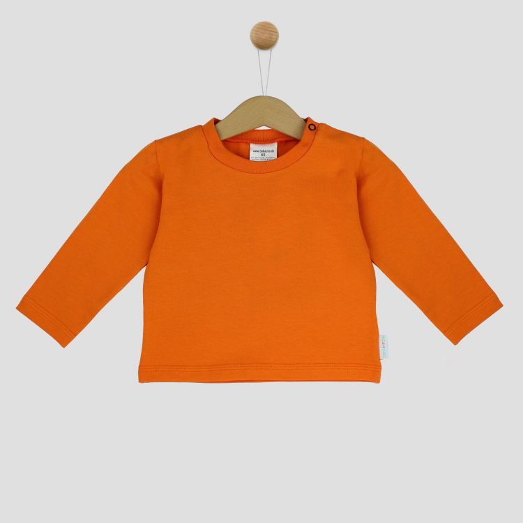 Uni-Langarmshirt Orange