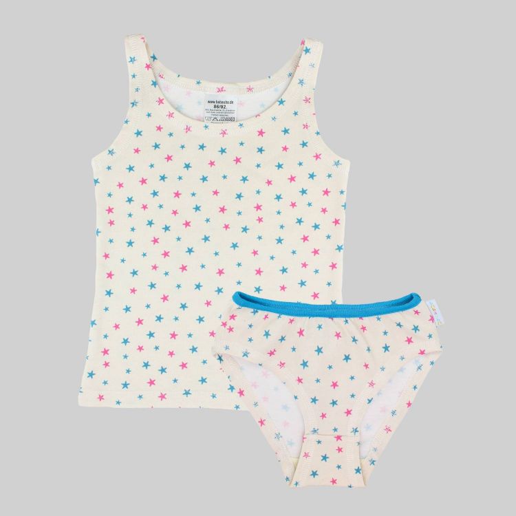 Underwear-Set-Girls CuteStars-BluePink