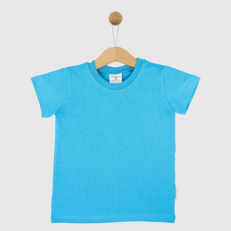 Uni-T-Shirt Türkisblau