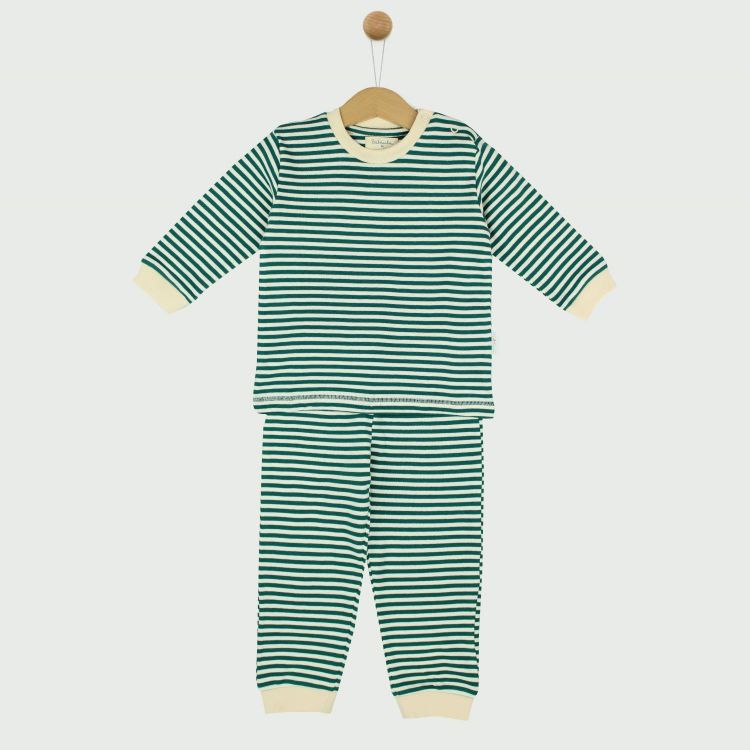 Dreamy Pyjama Stripes-Green