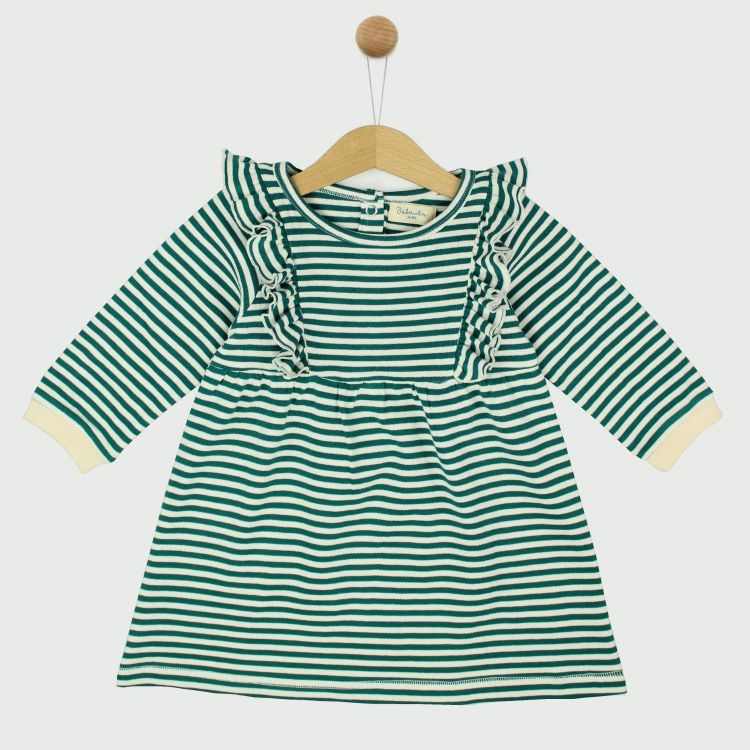 Beautiful-Vivien-Dress Stripes-Green