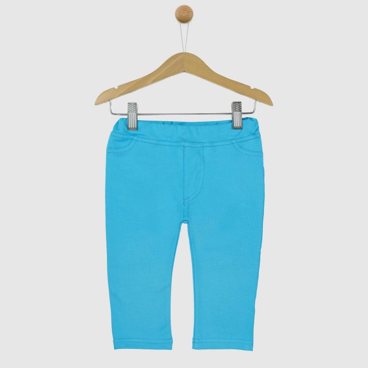 Sweat-Slim-Pants Türkisblau