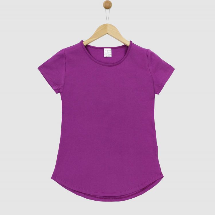 Uni-Woman-Comfy-T-Shirt Aubergine