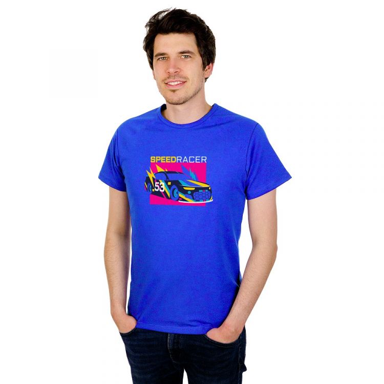 Man-Motiv-T-Shirt SpeedRacer