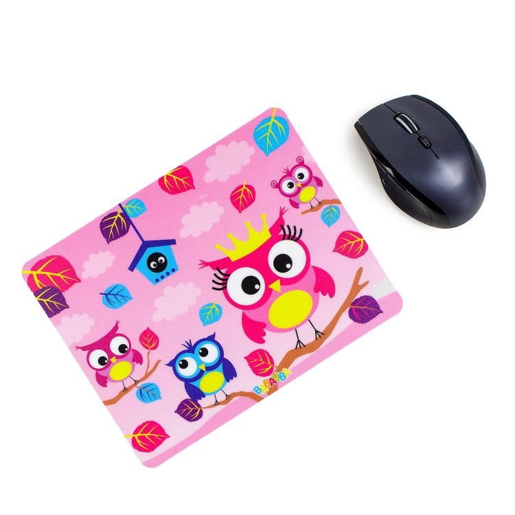 Mousepad BabaubaHoots-Pink