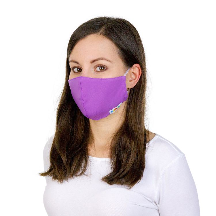 Uni-Mund- und Nasenmaske für Erwachsene mit Gummi Lavendel