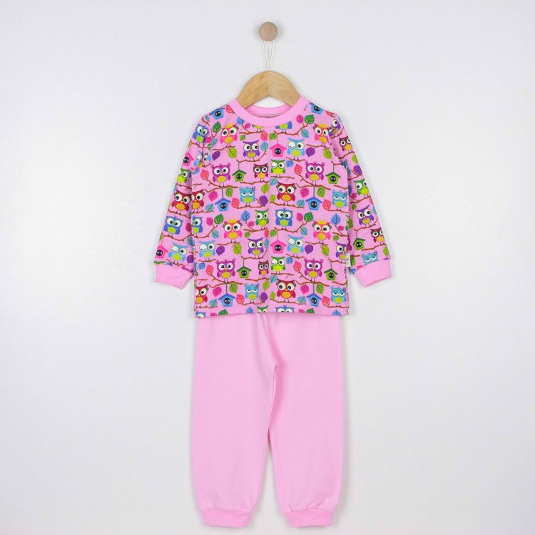 Pyjama-Set BabaubaHoots-Pink-BabyrosaEdition