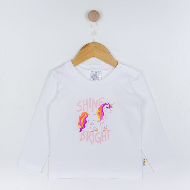 Langarm-Motiv-Shirt SparklingUnicorns
