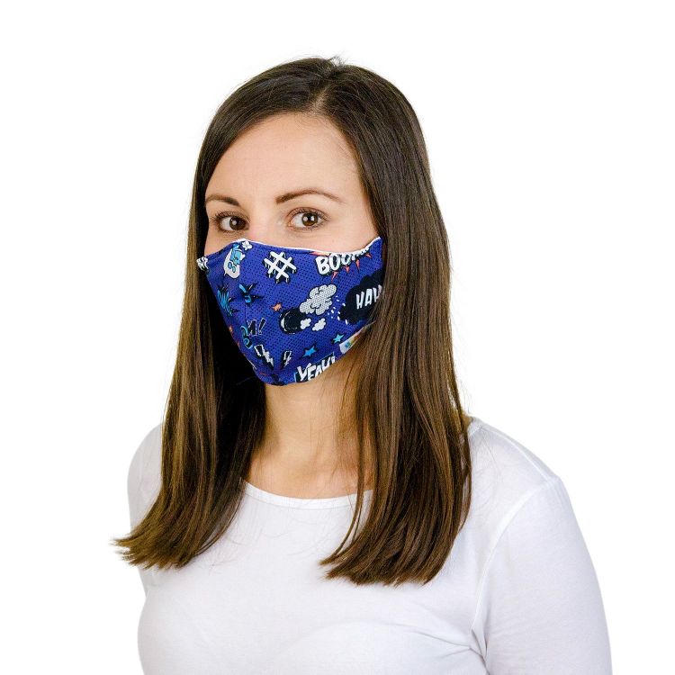 Mund- und Nasenmaske für Erwachsene mit Band Kaboom