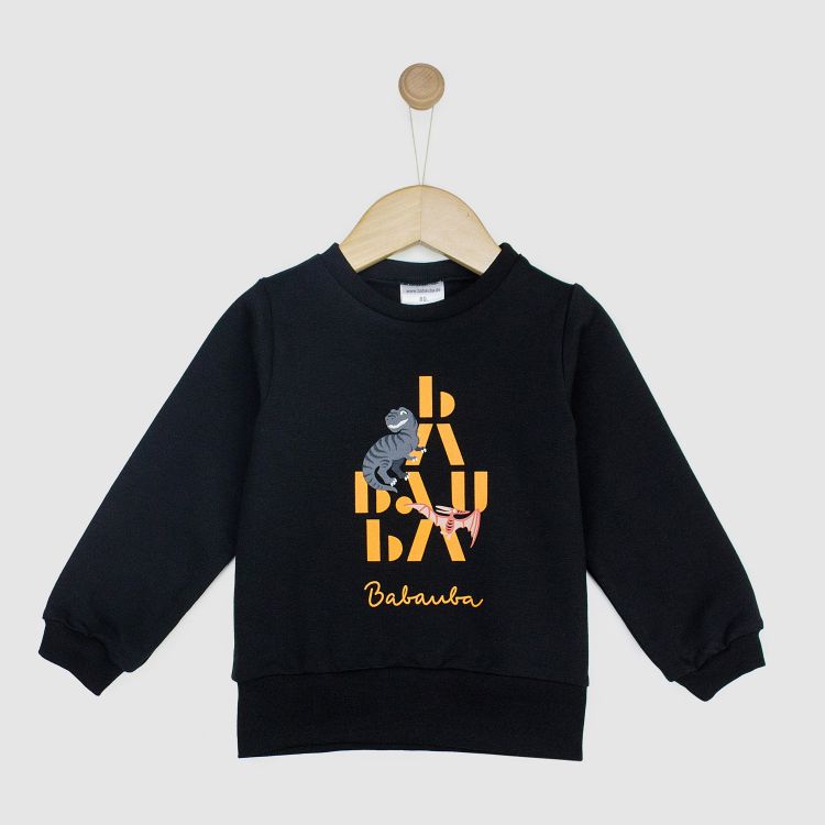 Sweater BabaubaBigDinos-Brown 98