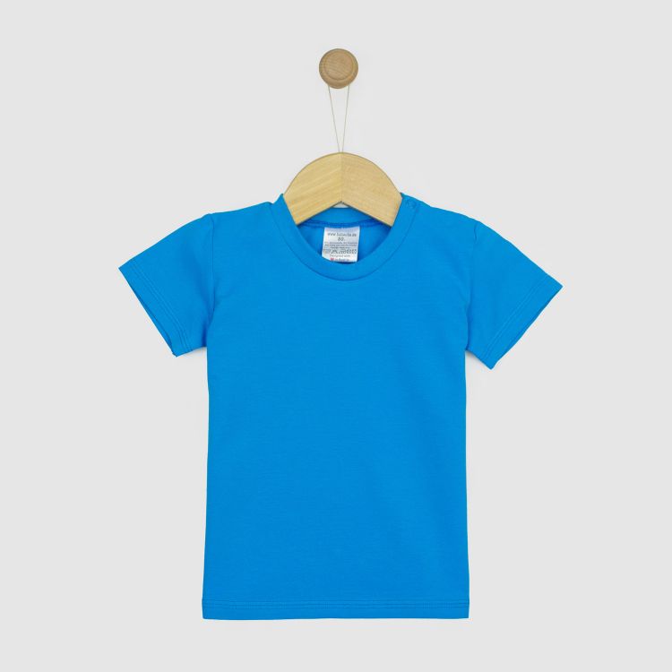Uni-T-Shirt Türkisblau