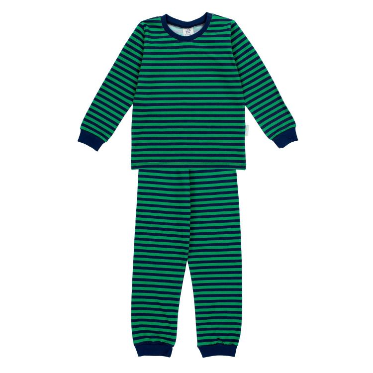 Pyjama-Set-Extreme PreppyStripe-BlueGreen