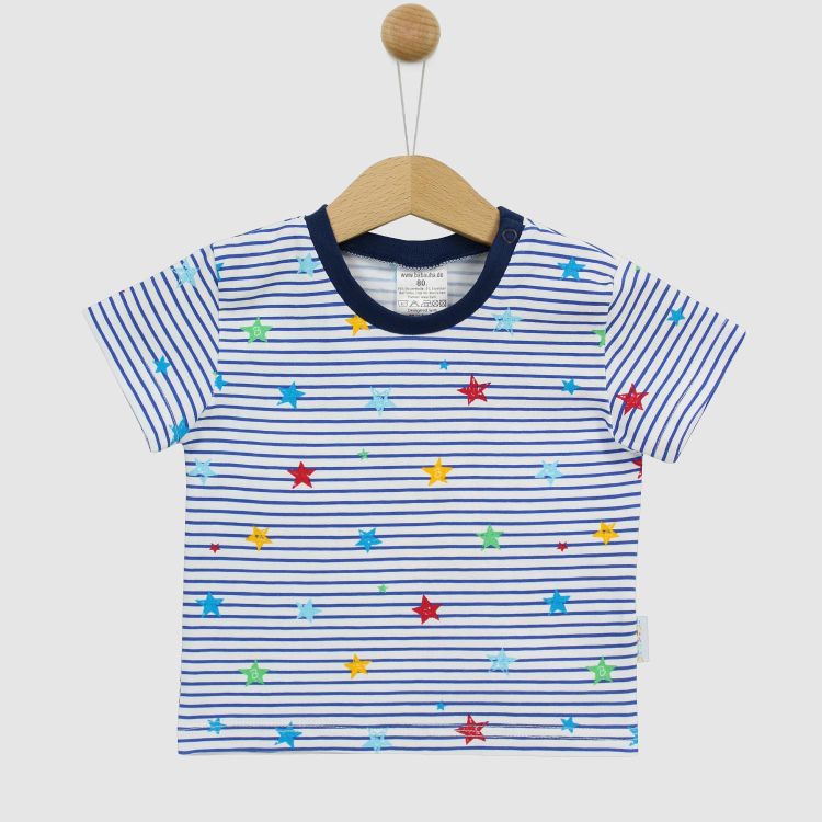 T-Shirt RainbowStars-BlueStripes