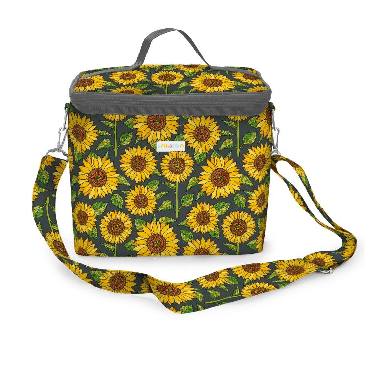 ThermoTasche_Sunflowers-Green