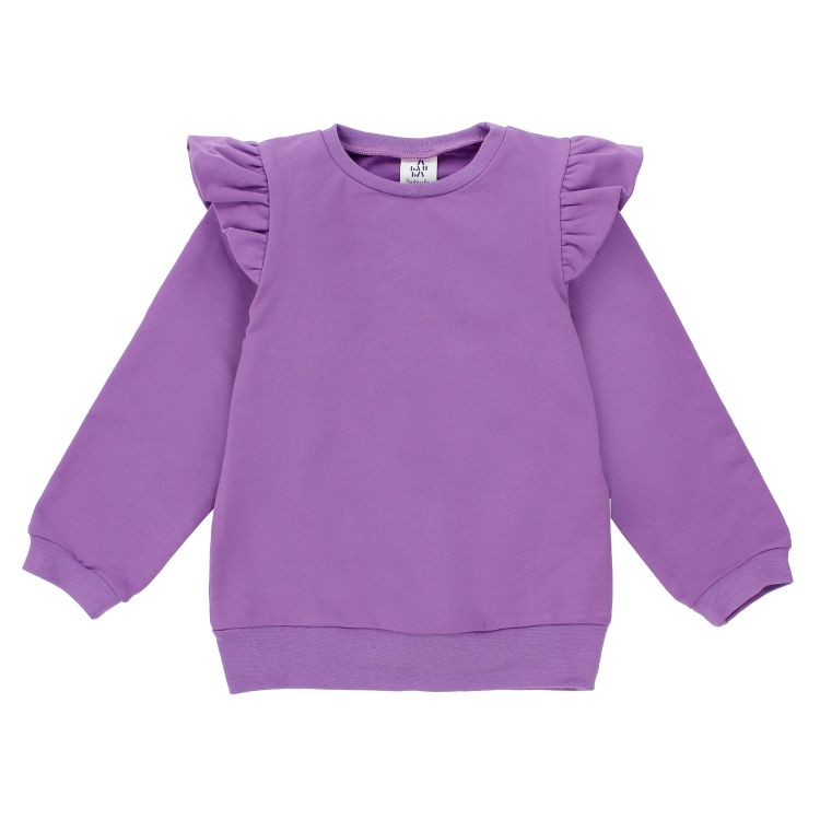 Uni-Volantsweater Lavendel